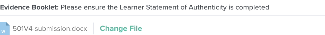 Changing the file
